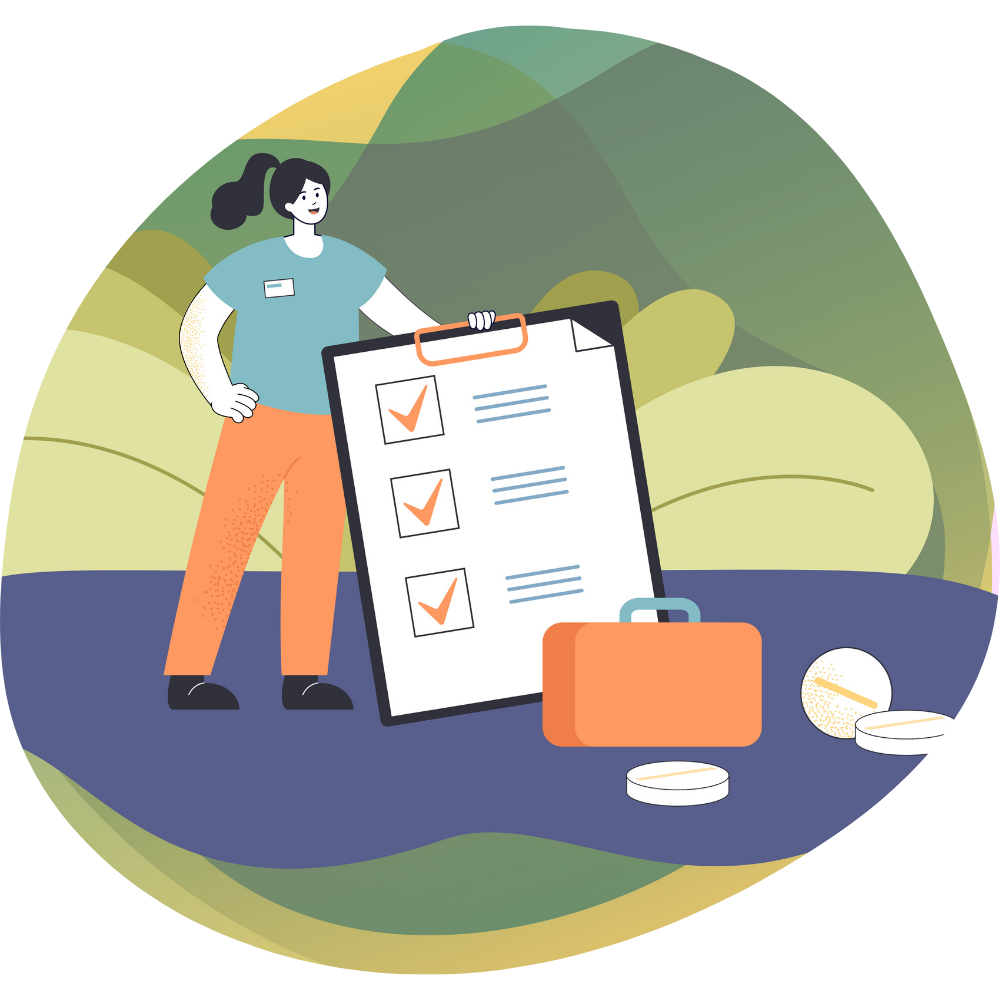 Cookies policy background illustration